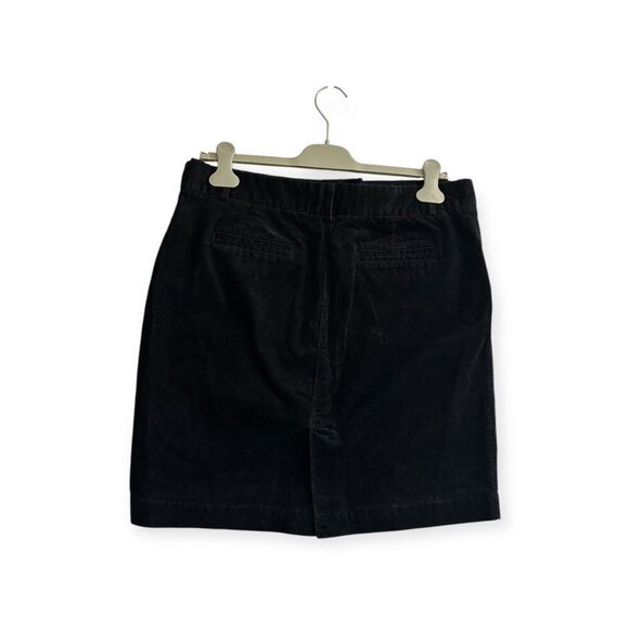 J Crew Stretch Corduroy Skirt, Size 12P, Black - Picture 2 of 8